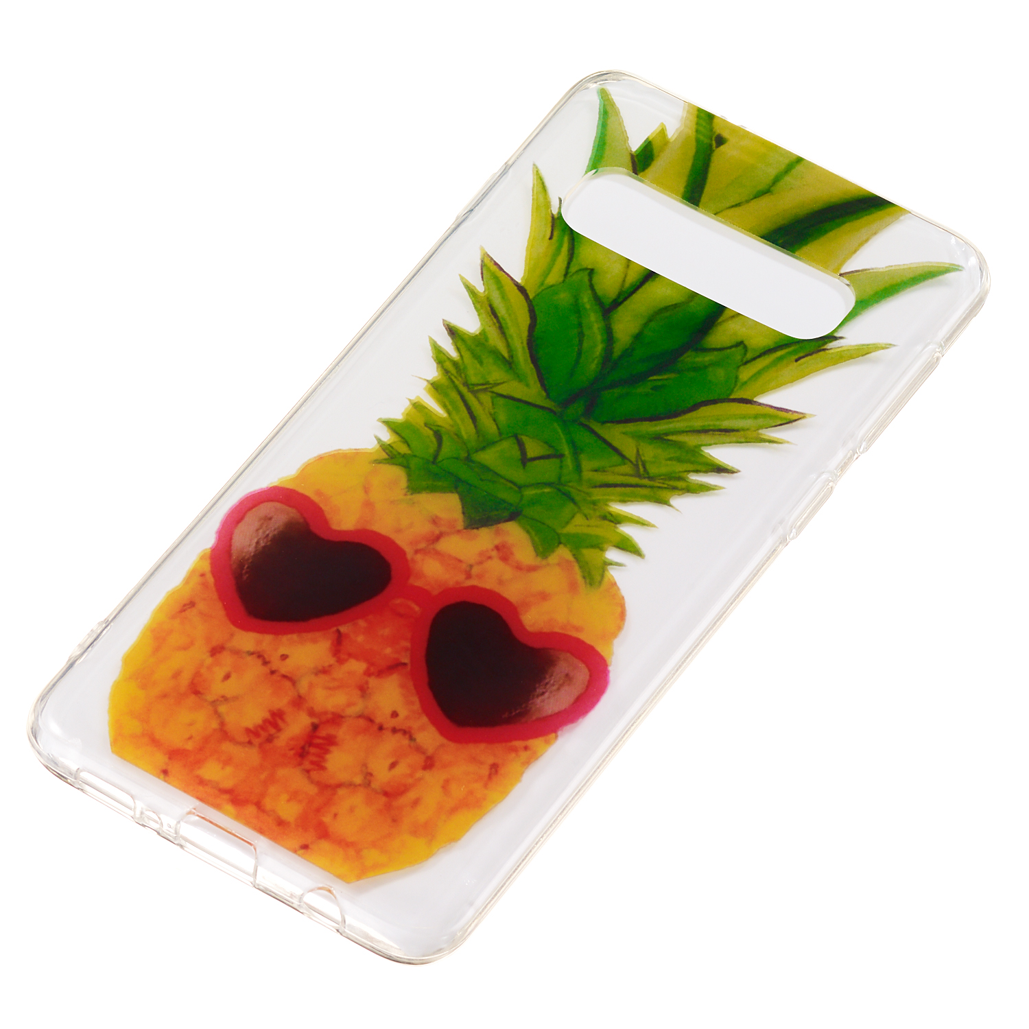 

IMD Pattern Printing TPU Телефонный Чехол Для Samsung Galaxy S10 - Ананасовый Узор, Galaxy S10