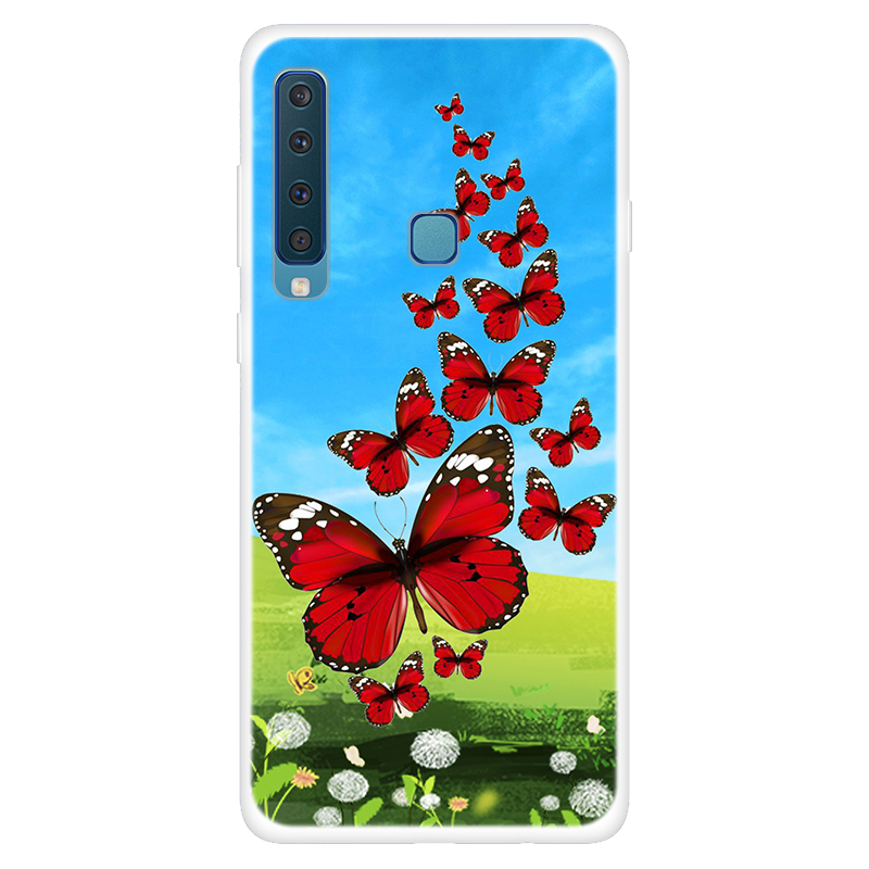 

Печать Печати TPU Cover Для Samsung Galaxy A9 (2018) / A9 Star Pro / A9S. - Красные Бабочки, Galaxy A9 (2018)