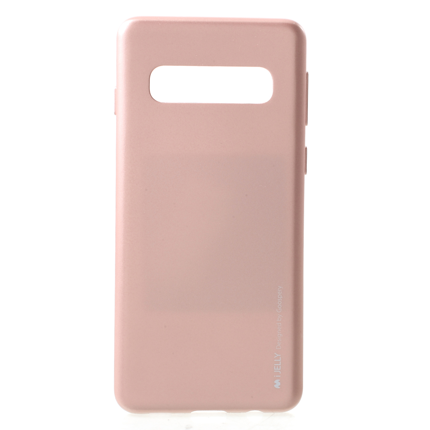 

MERCURY GOOSPERY i JELLY TPU Gel Back Cellphone Cover for Samsung Galaxy S10 - Rose Gold, Galaxy S10