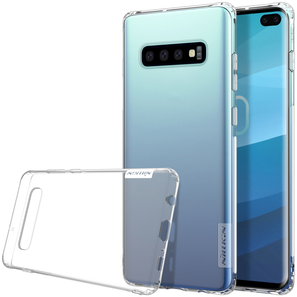 

NILLKIN Nature Soft TPU Case Cover for Samsung Galaxy S10 Plus - White, Galaxy S10 Plus