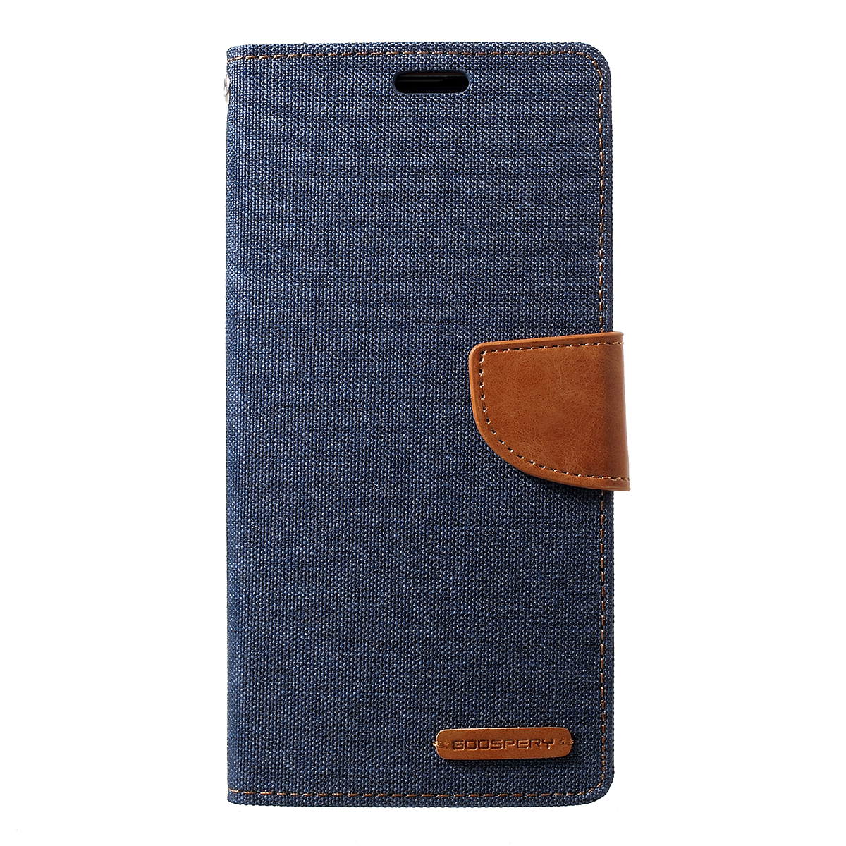 

MERCURY GOOSPERY Canvas Leather Wallet Case for Samsung Galaxy S10 Plus - Dark Blue, Galaxy S10 Plus