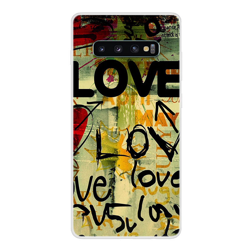 

Шаблон Печати TPU Case Для Samsung Galaxy S10 - Любовная Модель, Galaxy S10