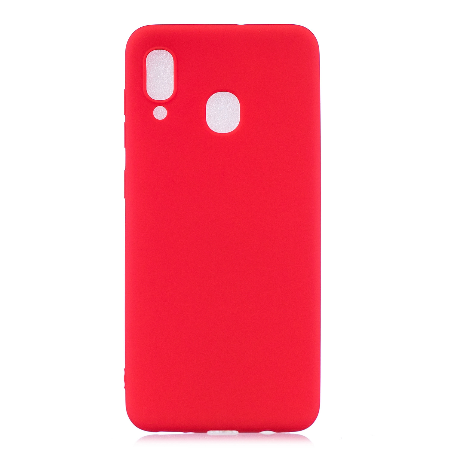 

Solid Color Candy TPU Case for Samsung Galaxy A40 - Red, Galaxy A40