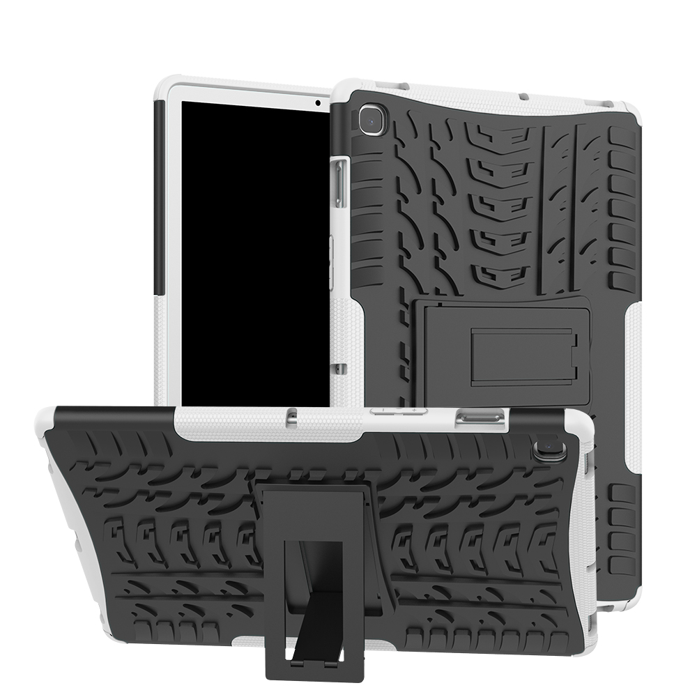

Гибридный Корпус PC Antipp PC + TPU с Kickstand Для Samsung Galaxy Tab S5e SM-T720 - Белый, Galaxy Tab S5e SM-T720