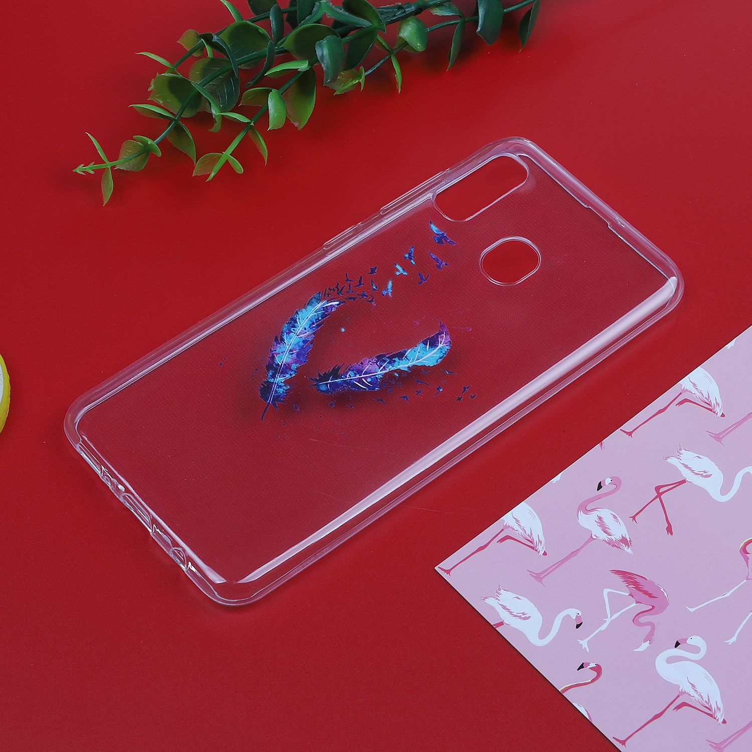 

Ультратонкий Защитный Корпус Телефона TPU Для Samsung Galaxy A20e - Пух Перо, Galaxy A20e