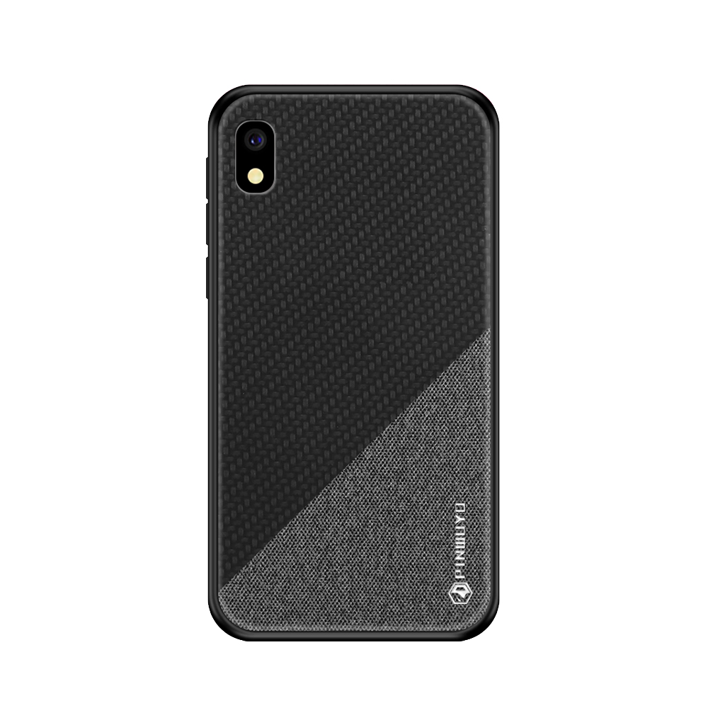 

PINWUYO Honorable Series PU Leather Coated PC + TPU Hybrid Shell for Samsung Galaxy A10e - Black, Galaxy A10e