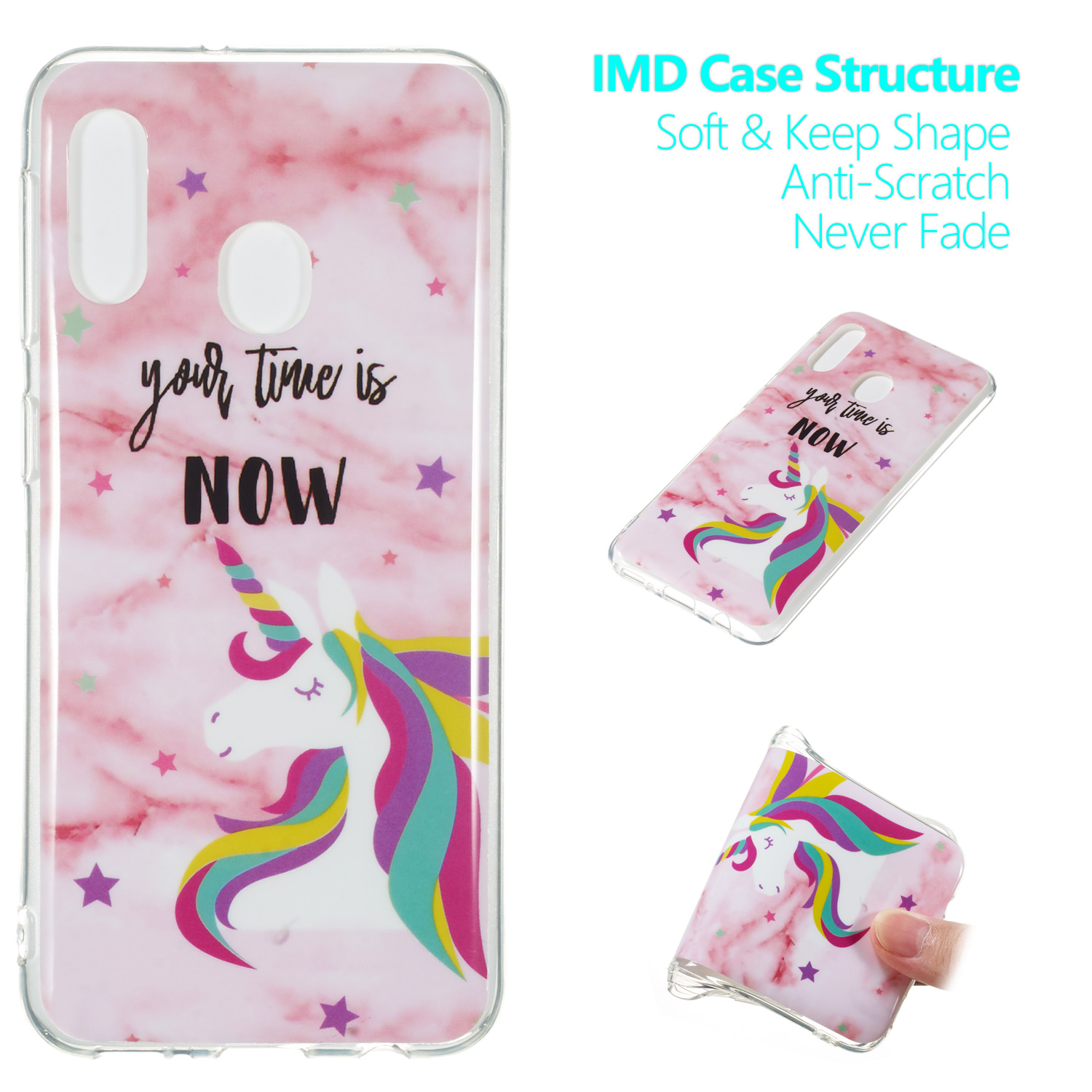 

Marble Pattern IMD TPU Cover for Samsung Galaxy A20e - Style I, Galaxy A20e