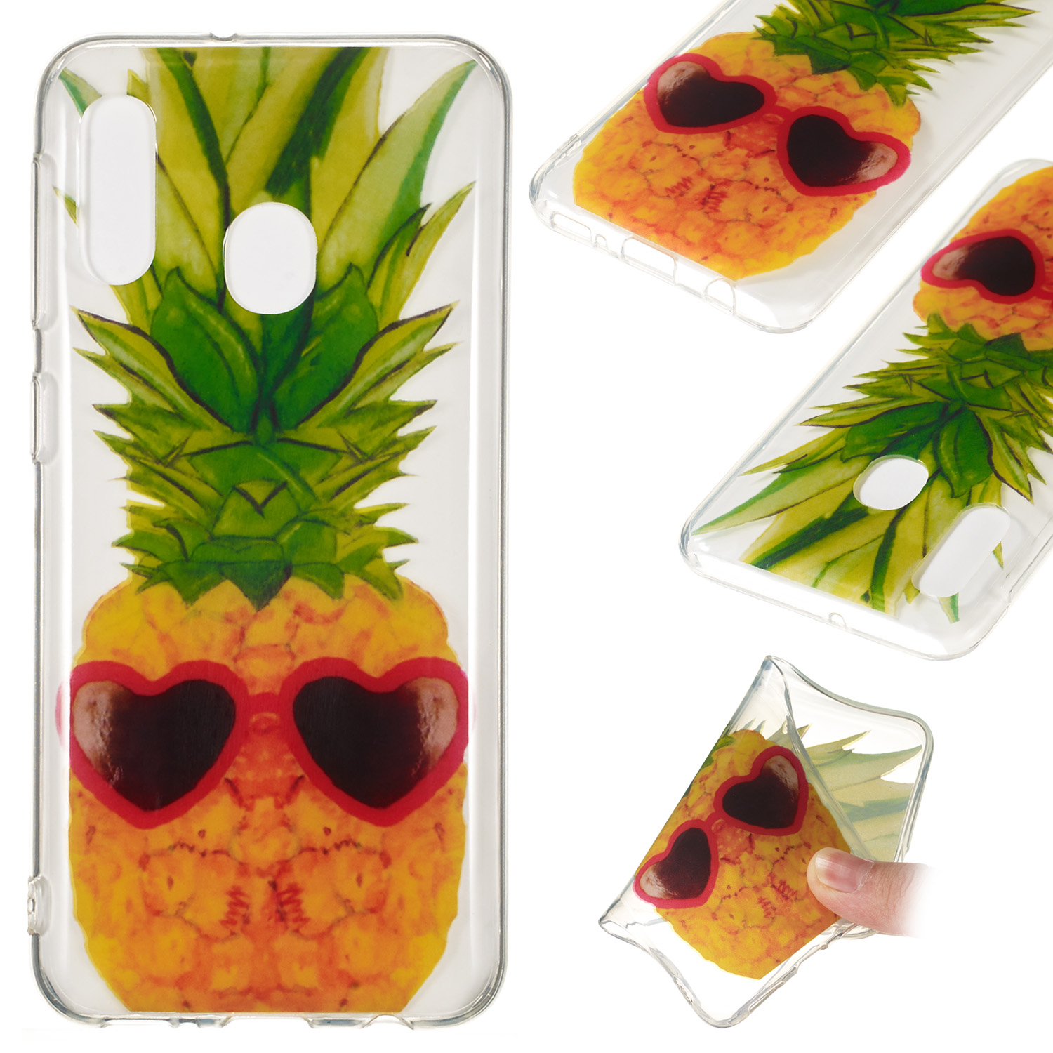 

Pattern Printing IMD TPU Phone Case for Samsung Galaxy A20e - Pineapple, Galaxy A20e
