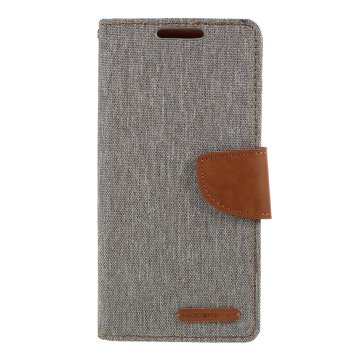 

Mercury Goospery Canvas Кожаный Кошелек Чехол Для Samsung Galaxy Note 10 / Примечание 10 5G - Серый, Galaxy Note 10