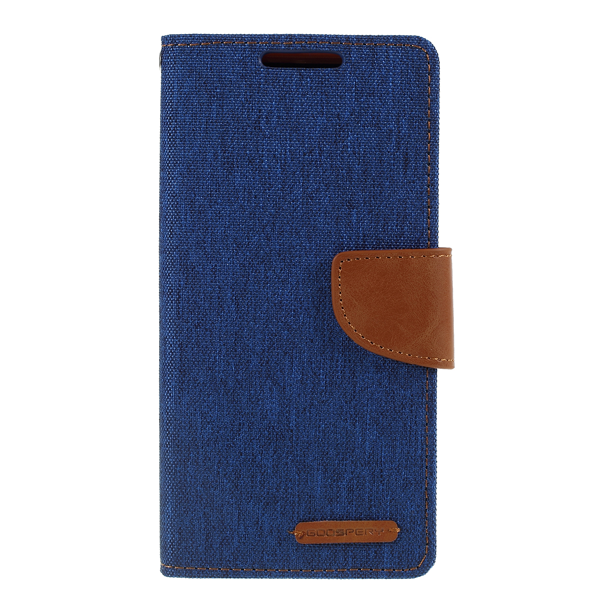 

Mercury Goospery Canvas Кожаный Кошелек Чехол Для Samsung Galaxy Note 10 / Примечание 10 5G - Голубые, Galaxy Note 10