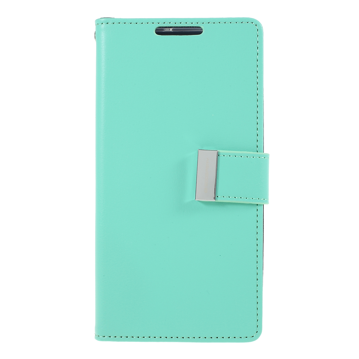 

Mercury Goospery Богатый Дневник PU Кожаный Защитный Чехол Для Samsung Galaxy Note 10 / Note 10 5G - Циан, Galaxy Note 10
