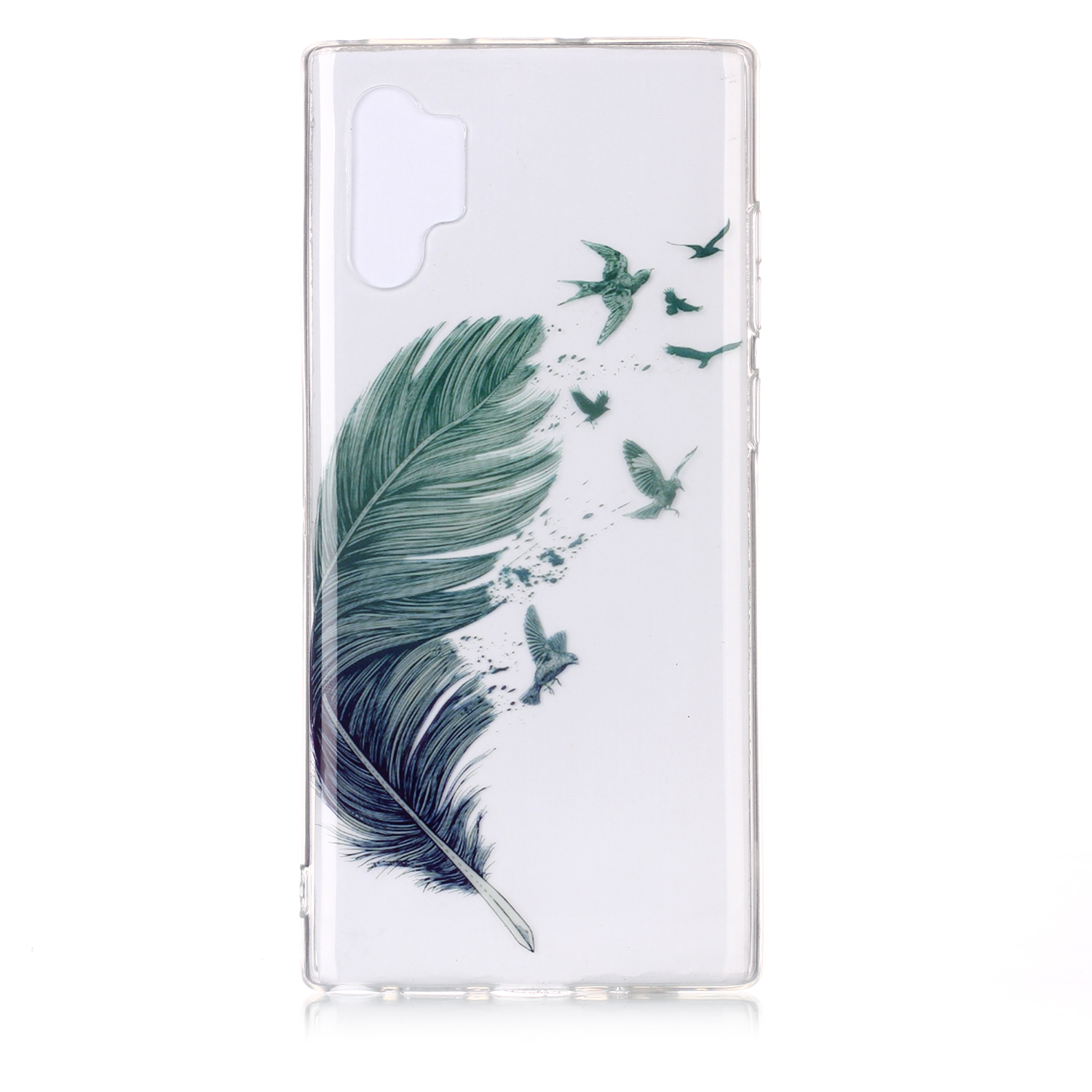 

Узорная Печать IMD TPU Телефон Case Cove [Разблокировка Отпечатков Пальцев] Для Samsung Galaxy Note 10 Plus / 10 Plus 5G / Note 10+ - Перо, Galaxy Note 10 Plus
