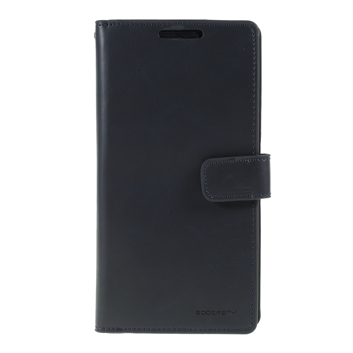 

MERCURY GOOSPERY Mansoor Leather Cover for Samsung Galaxy Note 10 Plus / Note 10 Plus 5G - Dark Blue, Galaxy Note 10 Plus