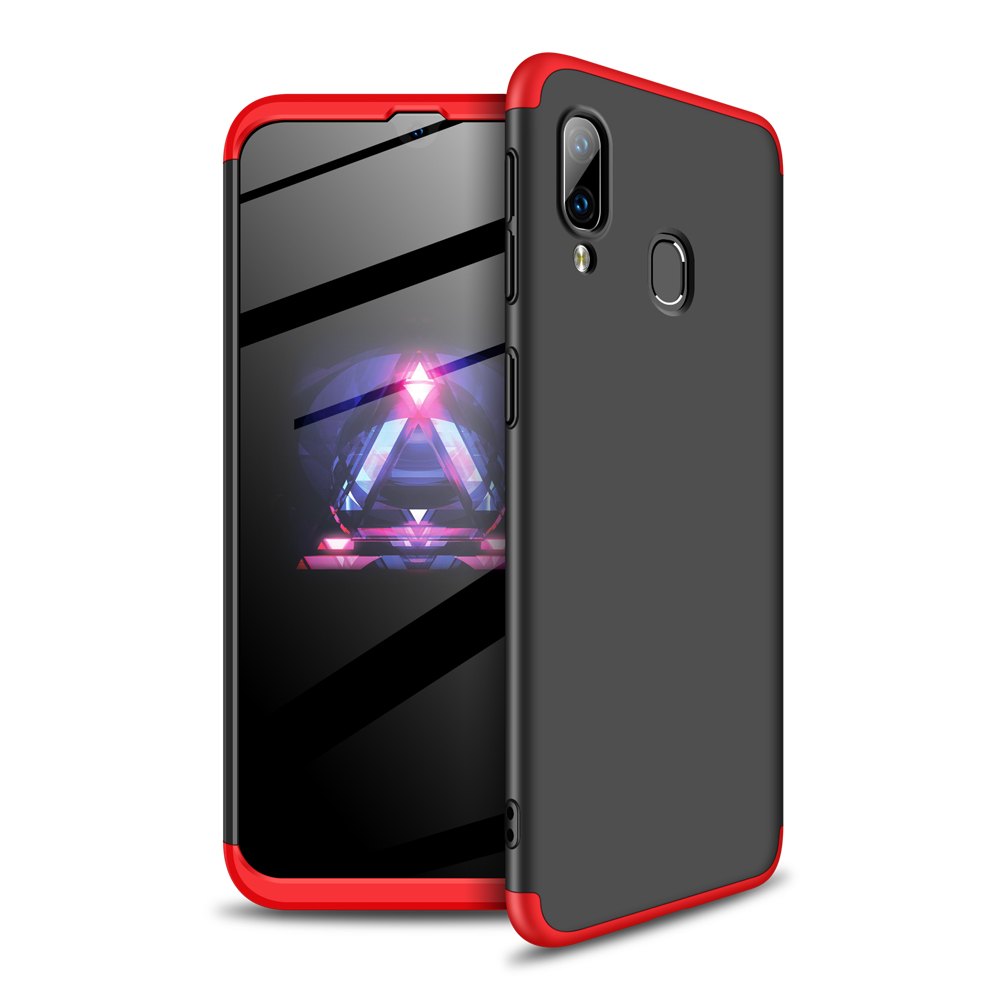

GKK Detachable 3-Piece Matte Hard PC Case for Samsung Galaxy A40 - Red / Black, Galaxy A40