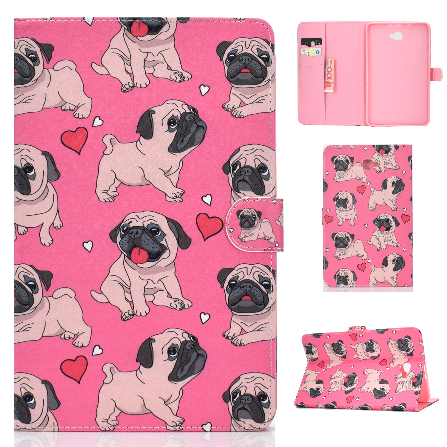 

Pattern Leather Tablet Case for Samsung Galaxy Tab A 10.1 (2016) - Dog, Galaxy Tab A 10.1 (2016)
