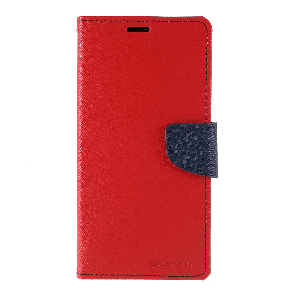 

MERCURY GOOSPERY Fancy Diary Leather Stand Cover for Samsung Galaxy Note 10 Plus / Note 10 Plus 5G - Red, Galaxy Note 10 Plus