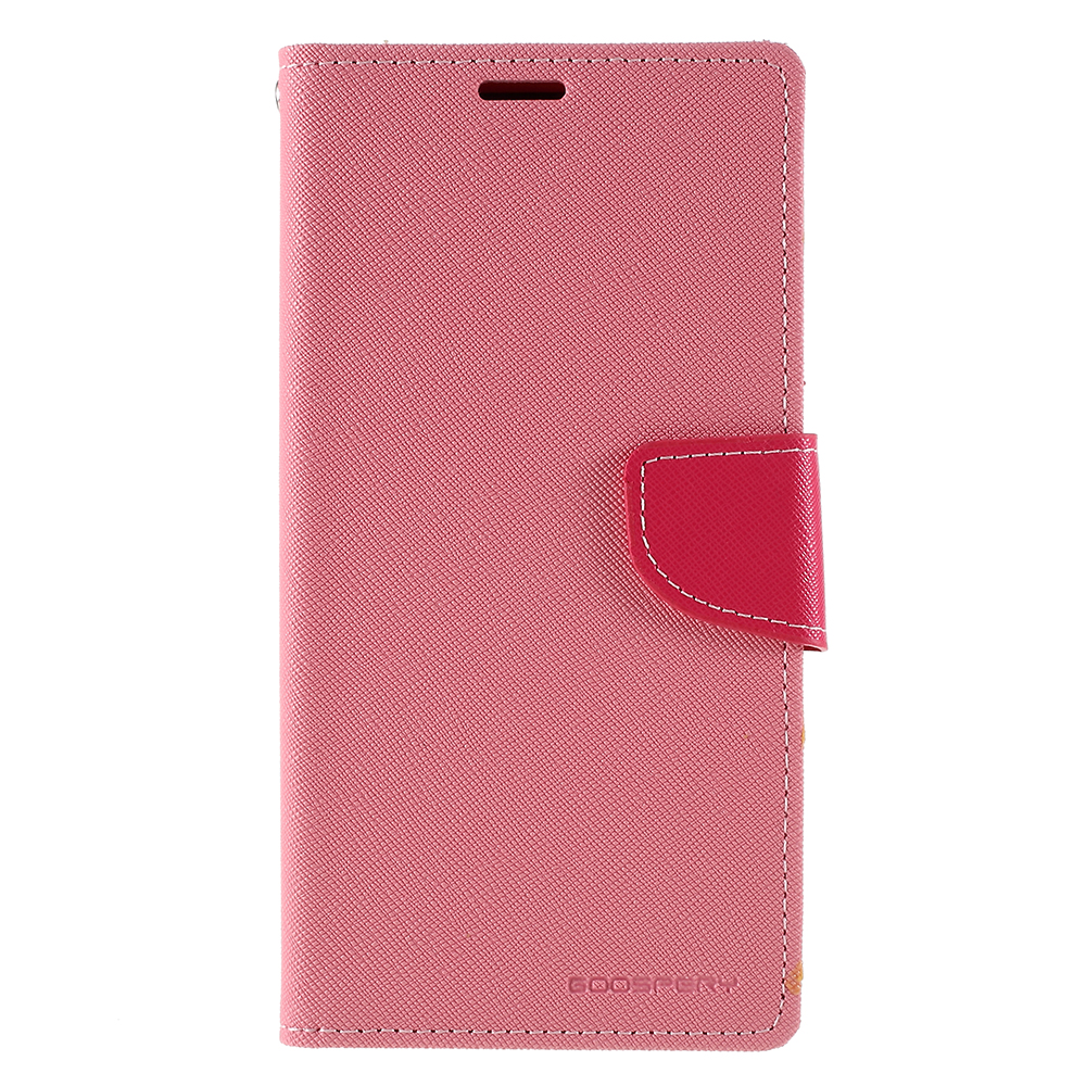 

MERCURY GOOSPERY Fancy Diary Leather Stand Cover for Samsung Galaxy Note 10 Plus / Note 10 Plus 5G - Pink, Galaxy Note 10 Plus