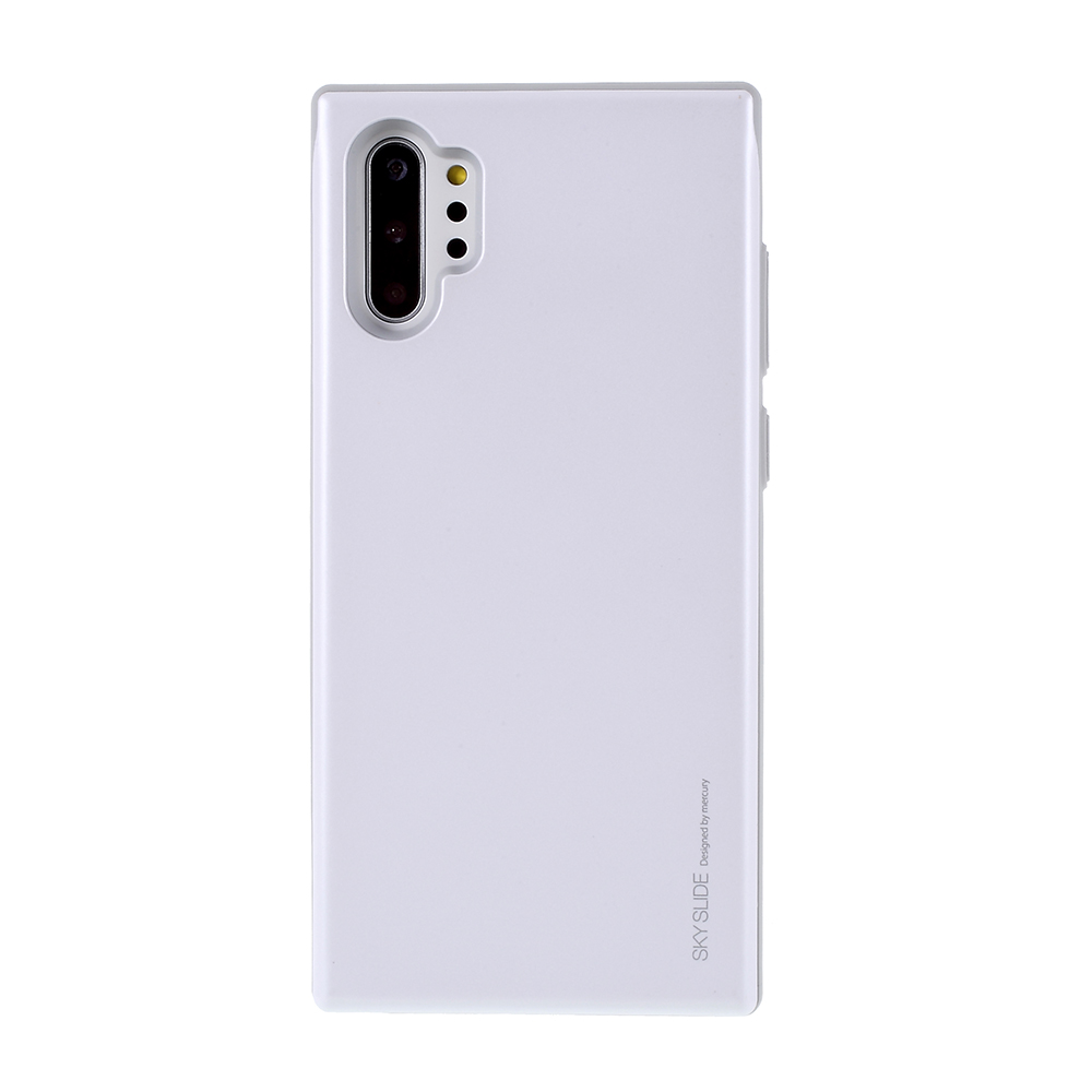 

Mercury Goospery Sky Sky Slide PC + TPU С Держателем Карты Для Samsung Galaxy Note 10 Plus / Примечание 10 Плюс 5 Г - Белый, Galaxy Note 10 Plus 5G