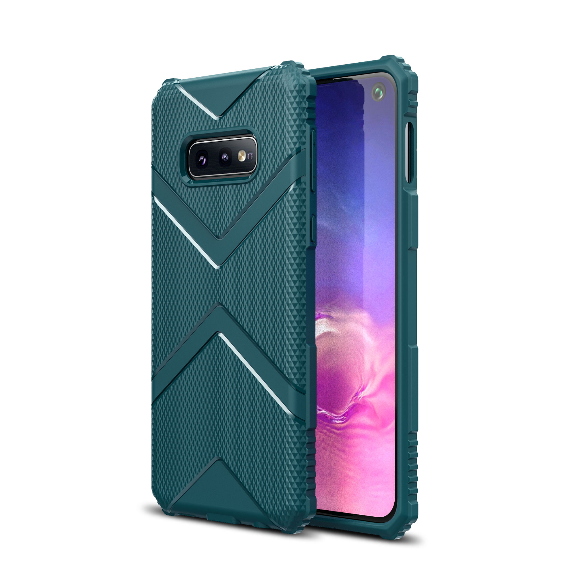

Shield Series Soft TPU Phone Casing for Samsung Galaxy S10e - Green, Galaxy S10e