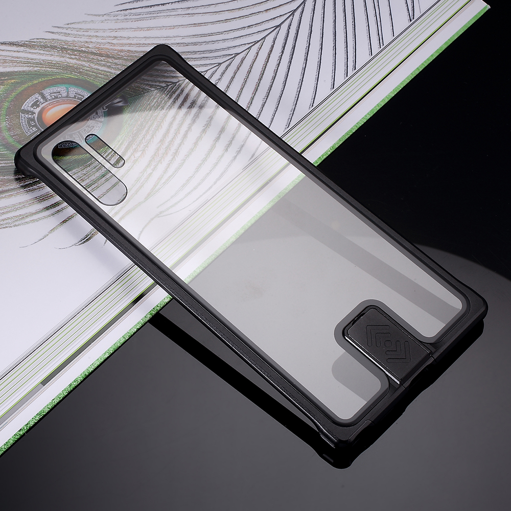 

Металлическая Рама Серии Leshield + Закаленное Стекло Задний Чехол Для Samsung Galaxy Note 10 Plus / Note 10 Plus 5G - Чернить, Galaxy Note 10 Plus 5G