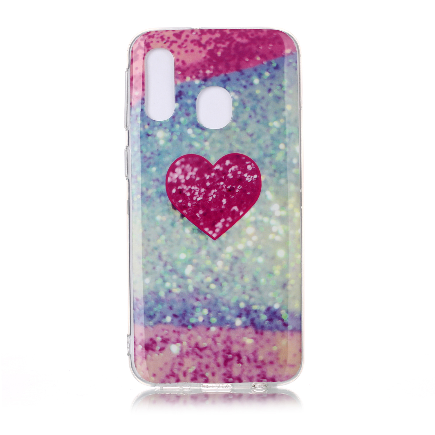 

IMD Marble Pattern TPU Shell Phone Case for Samsung Galaxy A40 - Style B, Galaxy A40