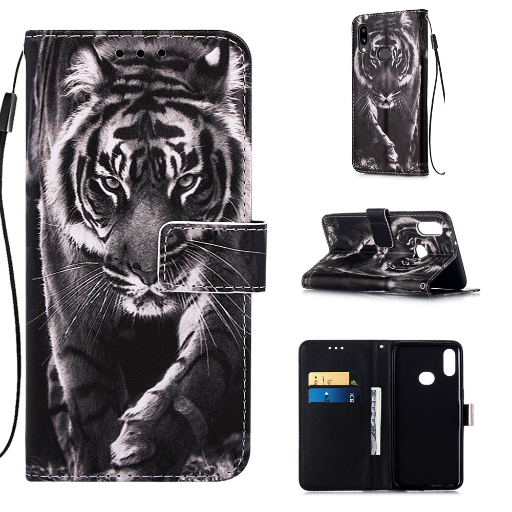 

Pattern Printing PU Leather Wallet Protective Case for Samsung Galaxy A10s - Tiger, Galaxy A10s