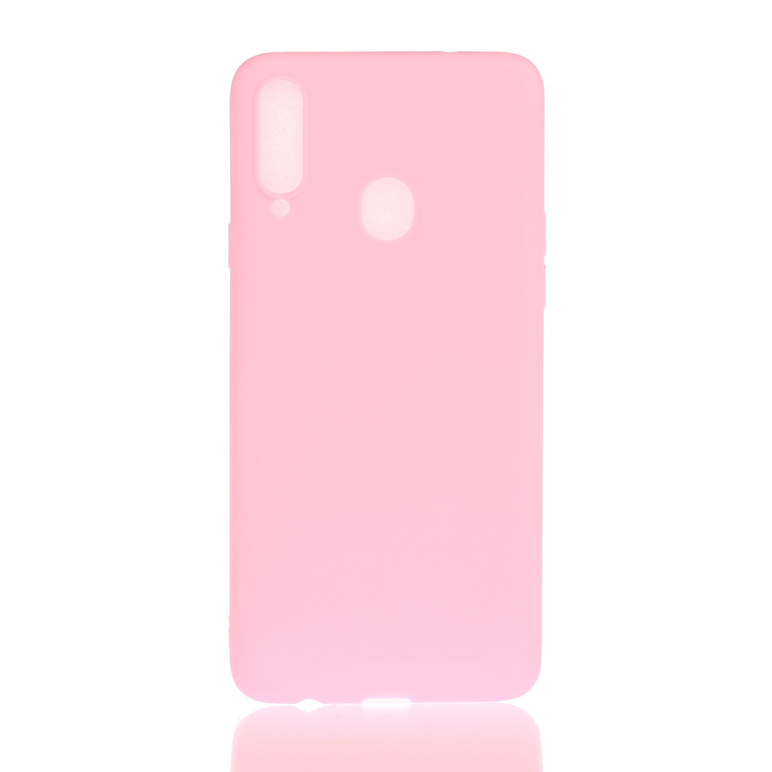 

Anti-Fingerprint Сплошной Цветной Матовый TPU Телефонный Чехол Для Samsung Galaxy A20S - Роза, Galaxy A20s