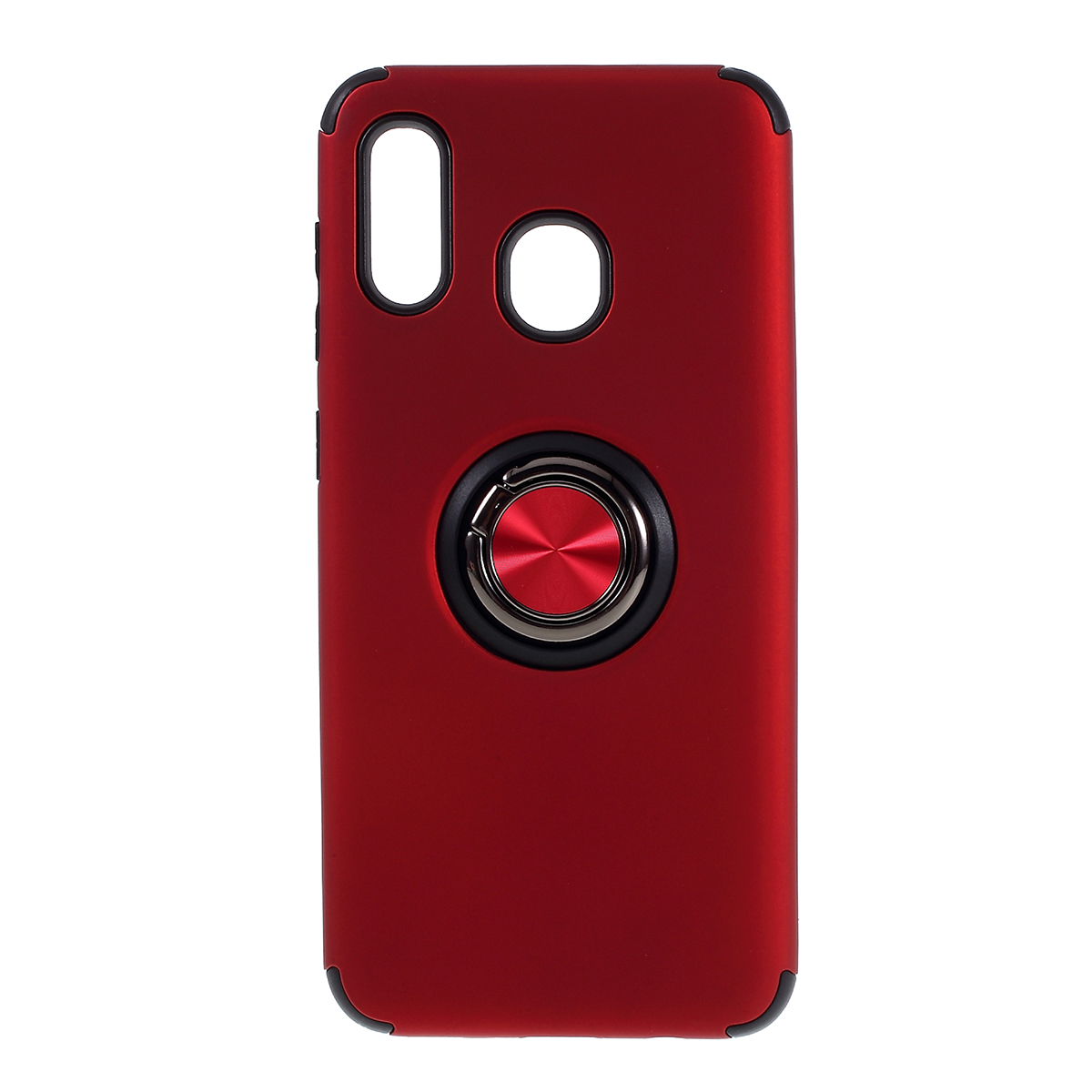 

Съемный PC Confact Citchstance Finger + TPU [Встроенный Магнитный Металлический Лист] Для Samsung Galaxy A30 - Красный, Galaxy A30