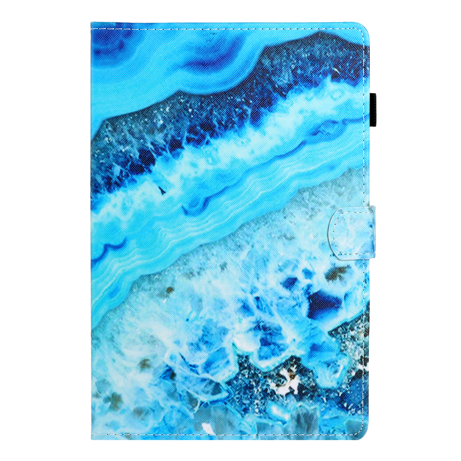 

Pattern Printing Card Slots Flip Leather Cover for Samsung Galaxy Tab S6 SM-T860/SM-T860 - Sea Wave, Galaxy Tab S6