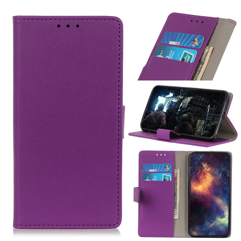 

Wallet Leather Stand Case for Samsung Galaxy A51 - Purple, Galaxy A51 4G
