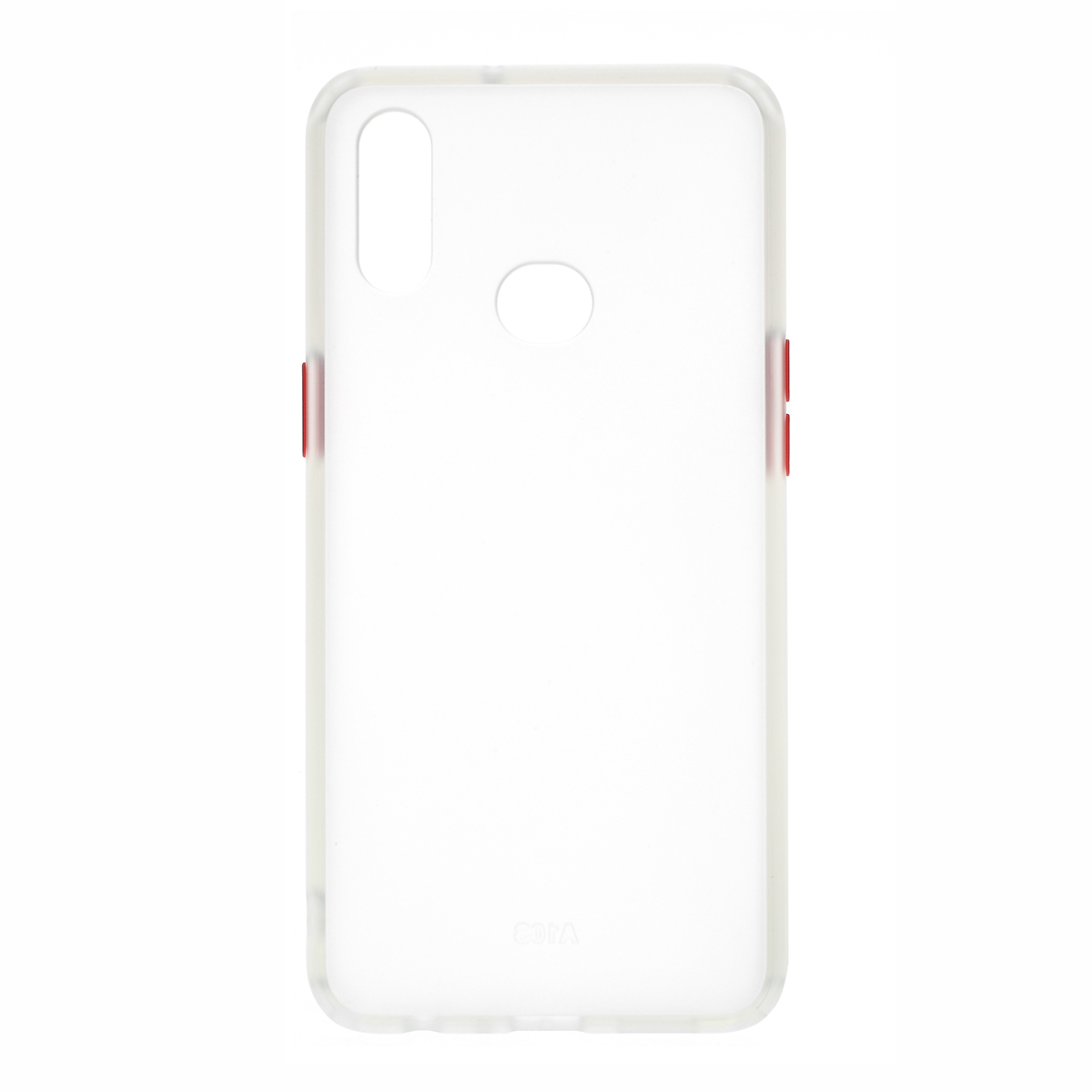 

Matte Skin Drop-resistant PC + TPU Hybrid Cell Phone Case for Samsung Galaxy A10s - White, Galaxy A10s