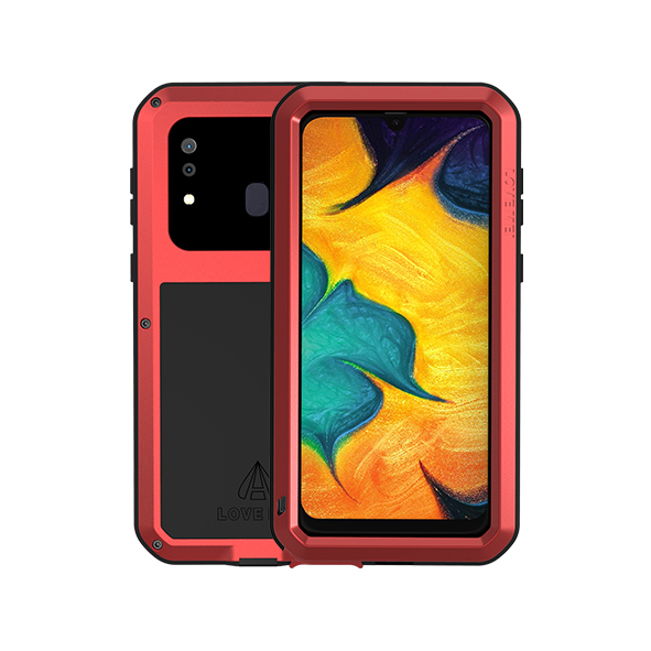 

Love Mei Shockipreate Специальный Дизайн Чехол Для Samsung Galaxy A30 / A20 - Красный, Galaxy A30