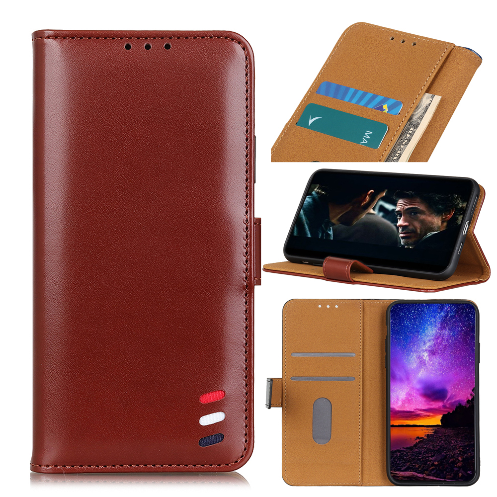 

Wallet Leather Stand Case for Samsung Galaxy S20 Ultra - Brown, Galaxy S20 Ultra