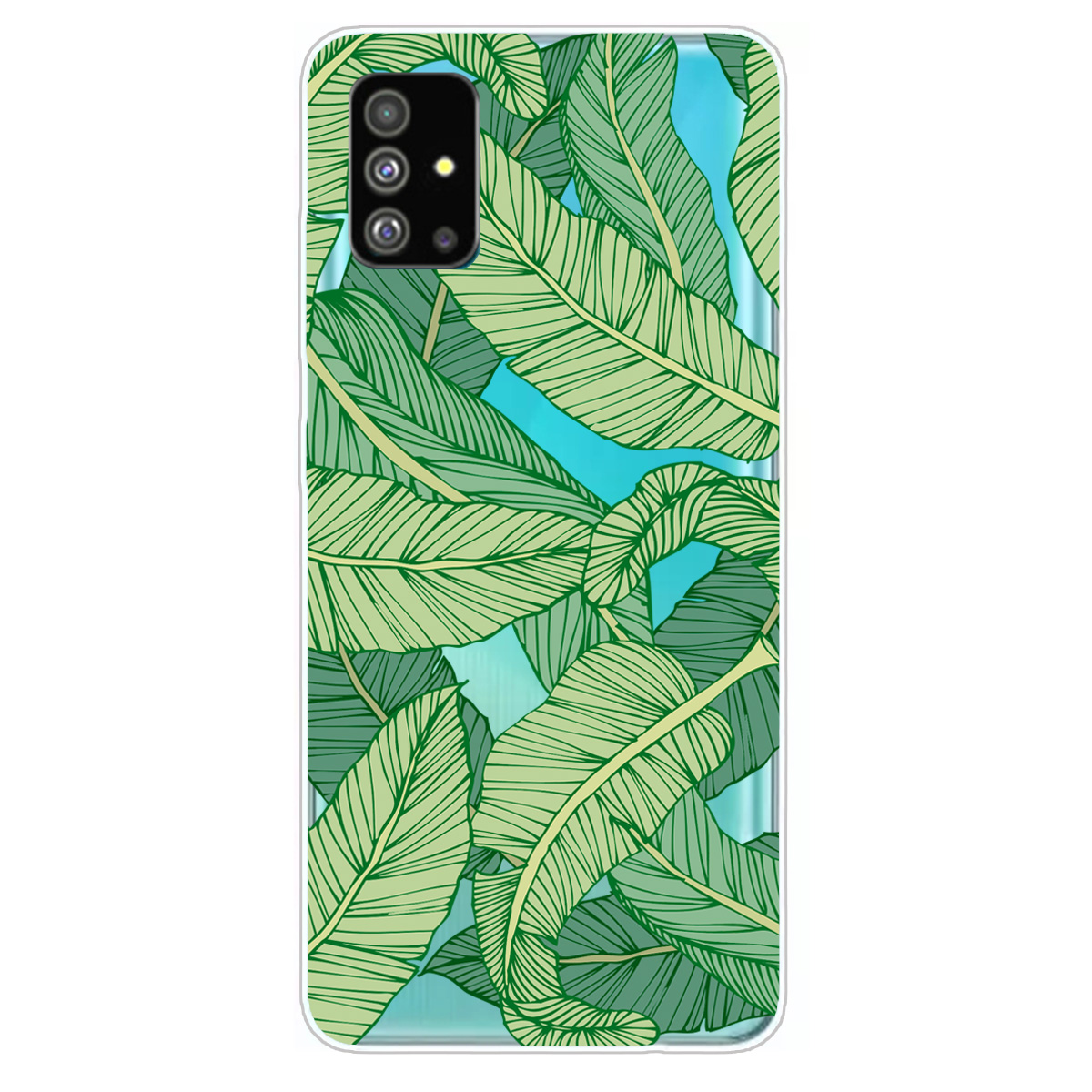 

Pattern Printing IMD TPU Case for Samsung Galaxy S20 Plus/S20 Plus 5G - Green Leaf, Galaxy S20 Plus