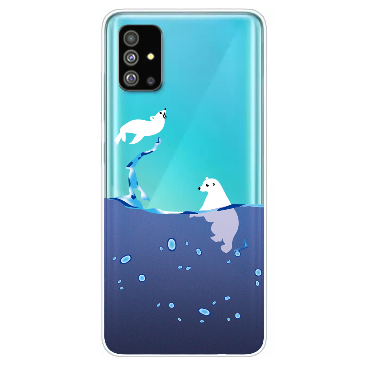 

Pattern Printing IMD TPU Shell for Samsung Galaxy S20 Plus/S20 Plus 5G - Polar Bear, Galaxy S20 Plus
