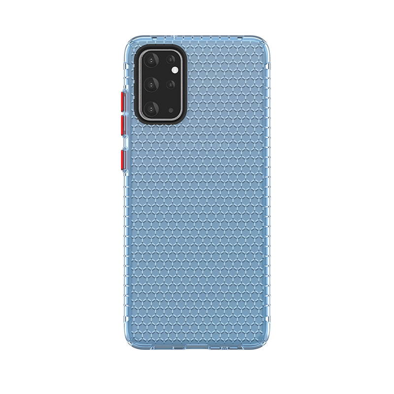 

Honeycomb Transparent Simple TPU Phone Shell for Samsung Galaxy S20 Plus - Blue, Galaxy S20 Plus 4G