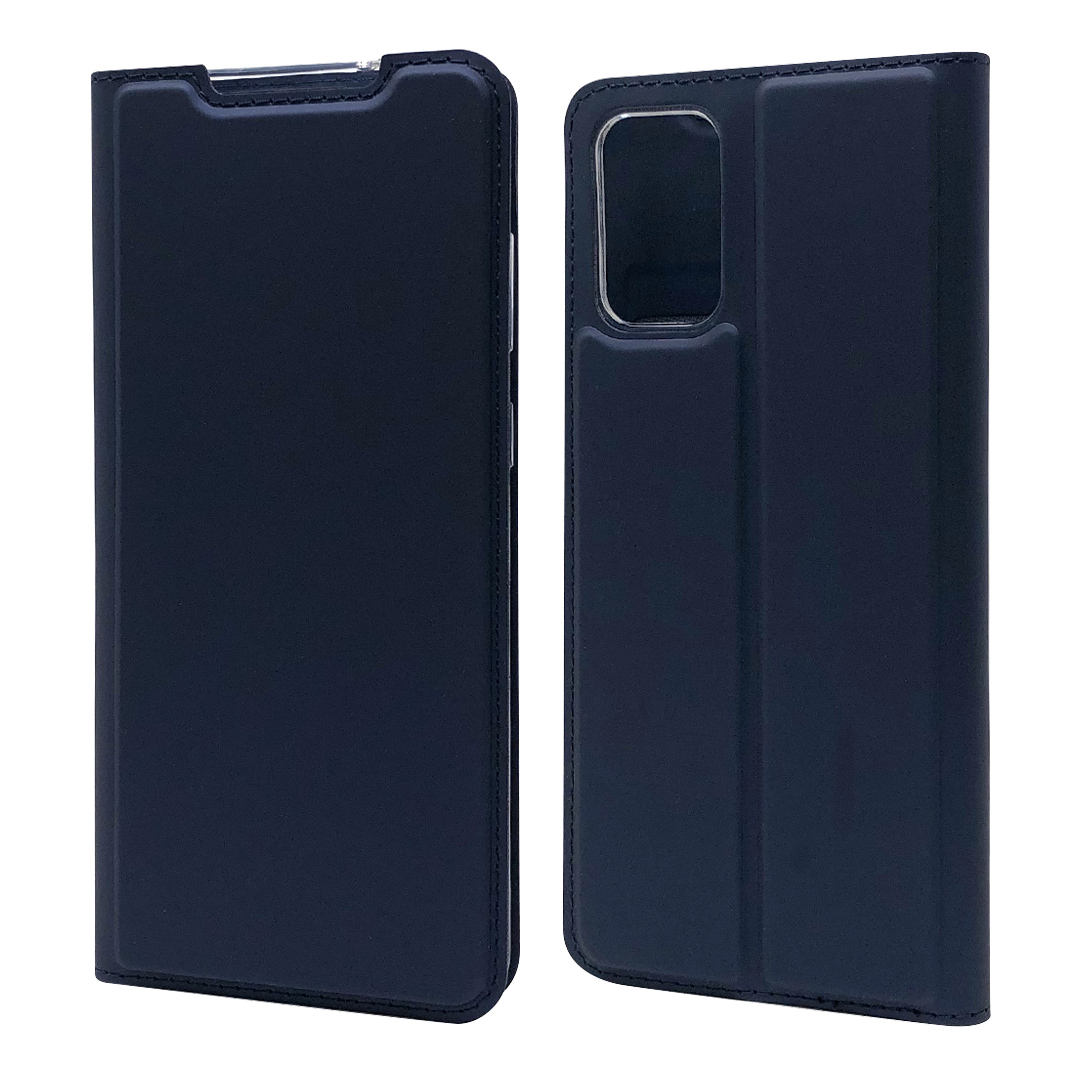 

Magnetic Adsorption Stand Leather Card Holder Case for Samsung Galaxy S20 Plus - Dark Blue, Galaxy S20 Plus