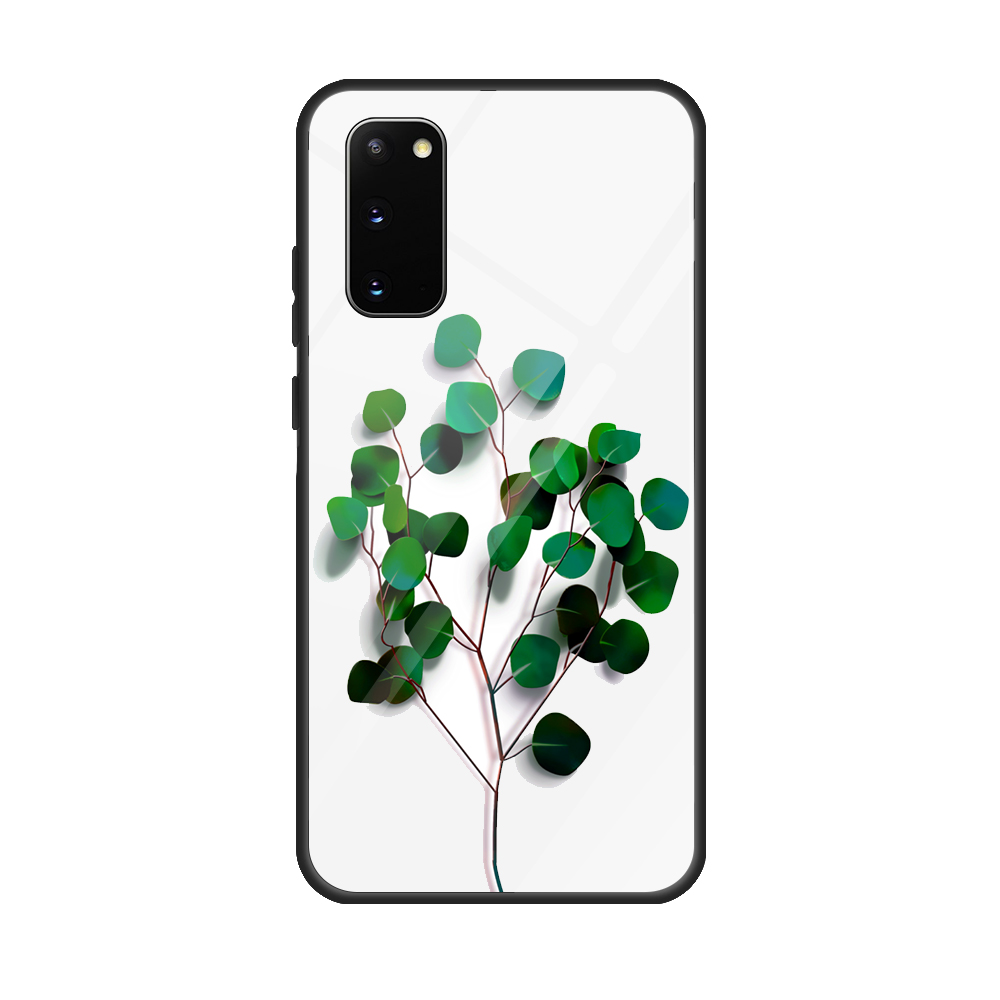

Pattern Printing Glass Back + TPU Cell Phone Case for Samsung Galaxy S20 - Tree, Galaxy S20