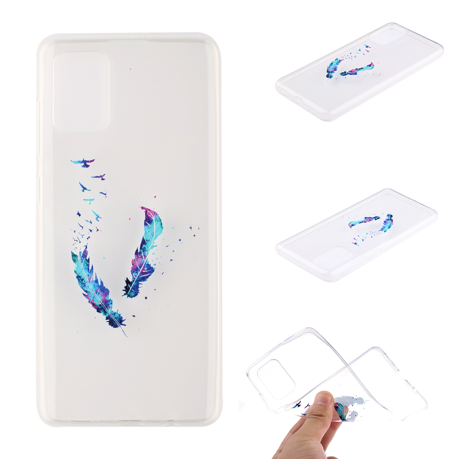 

Шаблон Печати TPU Оболочка Чехол Для Samsung Galaxy S20 - Перо, Galaxy S20