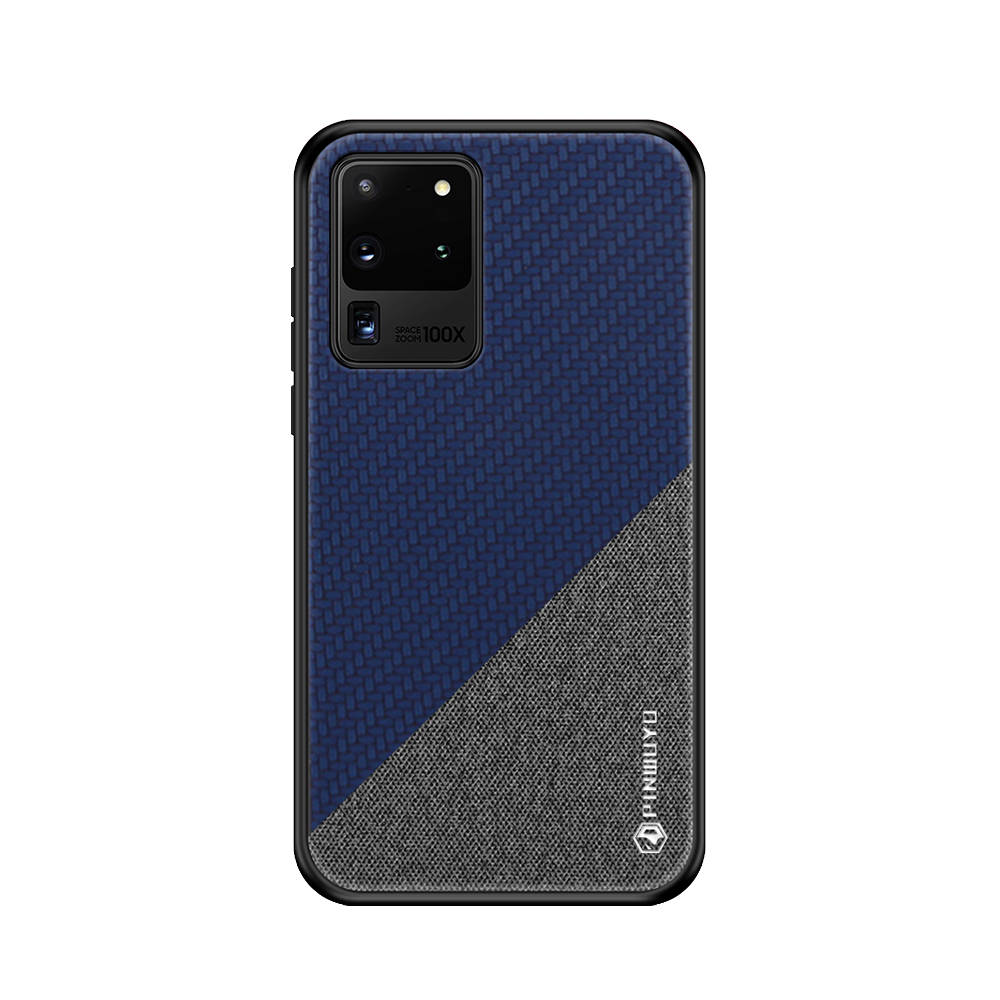

PINWUYO Honors Series Leather Coated TPU Protection Case for Samsung Galaxy S20 Ultra - Blue, Galaxy S20 Ultra
