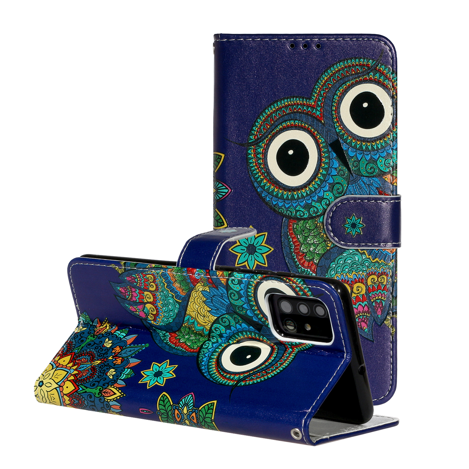 

Чрезмерный Рисунок Печать Магнитный Кожаный Кошелек Чехол Для Samsung Galaxy A51 - Сова, Galaxy A51 4G