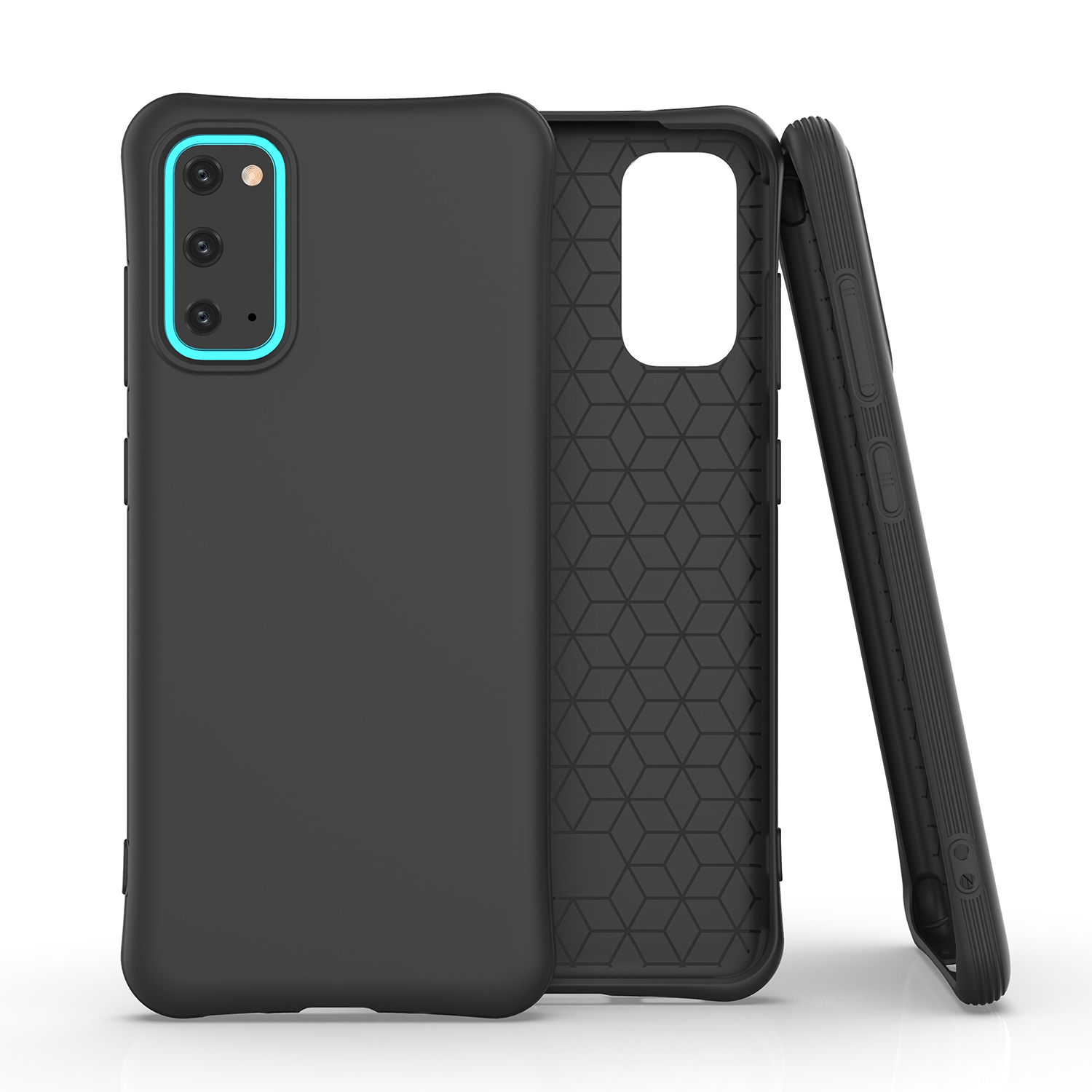 

Matte TPU Мобильный Телефон Оболочка Для Samsung Galaxy S20 - Чернить, Galaxy S20