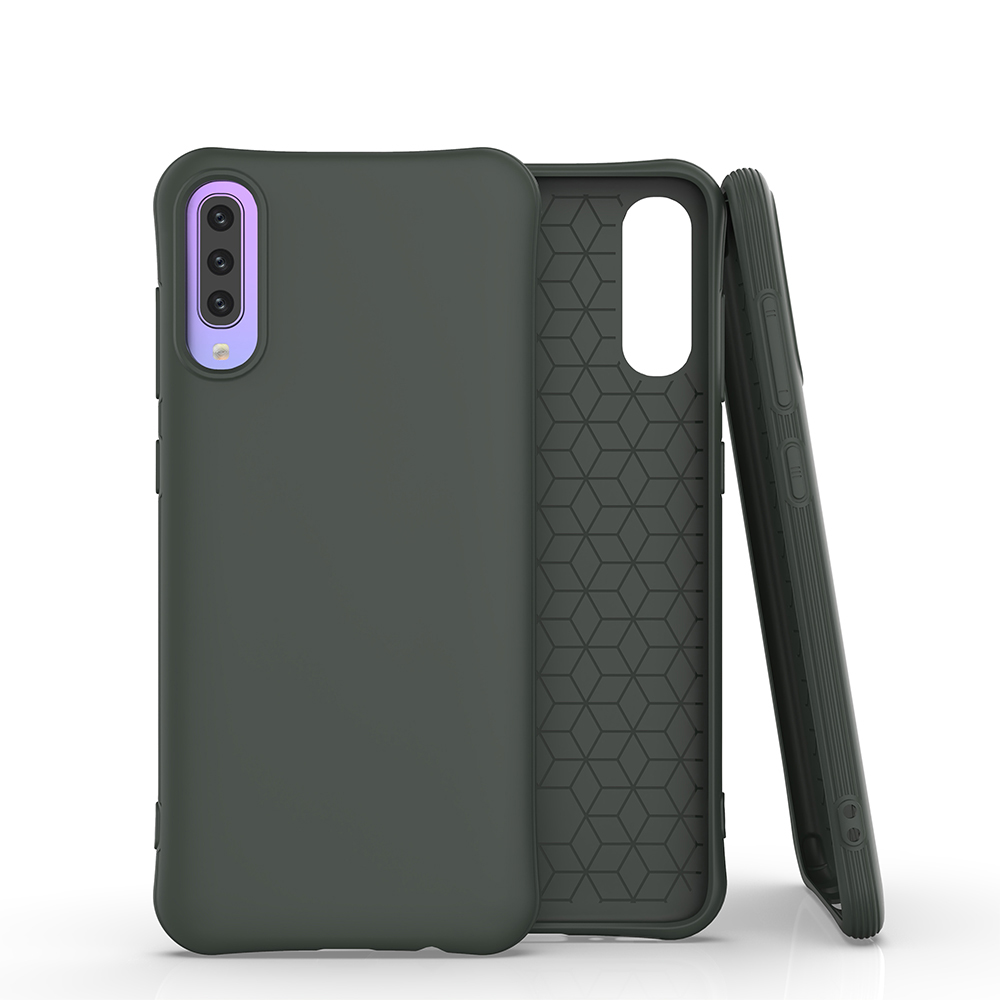 

Matte Soft TPU Back Case for Samsung Galaxy A70 - Dark Green, Galaxy A70