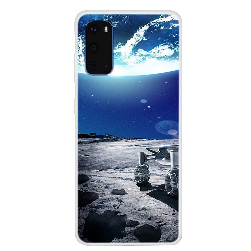 

Space Series Pattern Printing TPU Phone Cover for Samsung Galaxy S20 - Style R, Galaxy S20