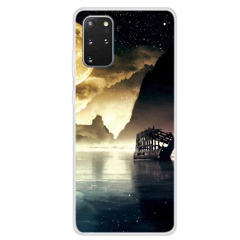 

Pattern Printing TPU Phone Case for Samsung Galaxy S20 Plus - Beautiful Scenery, Galaxy S20 Plus
