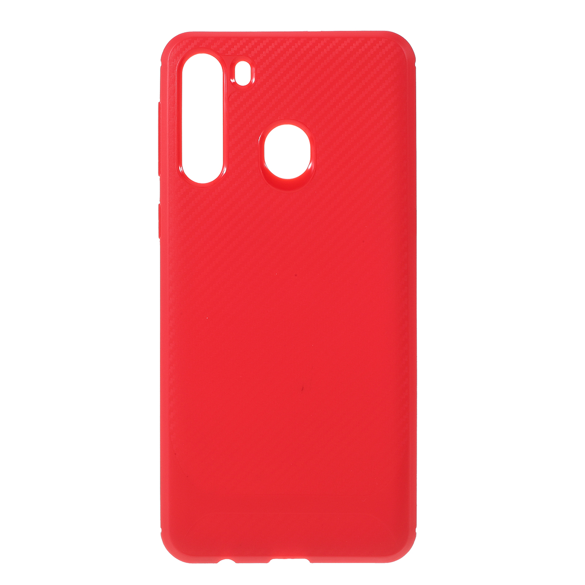 

Anti-slip Drop-resistant TPU Mobile Case for Samsung Galaxy A21 - Red, Galaxy A21
