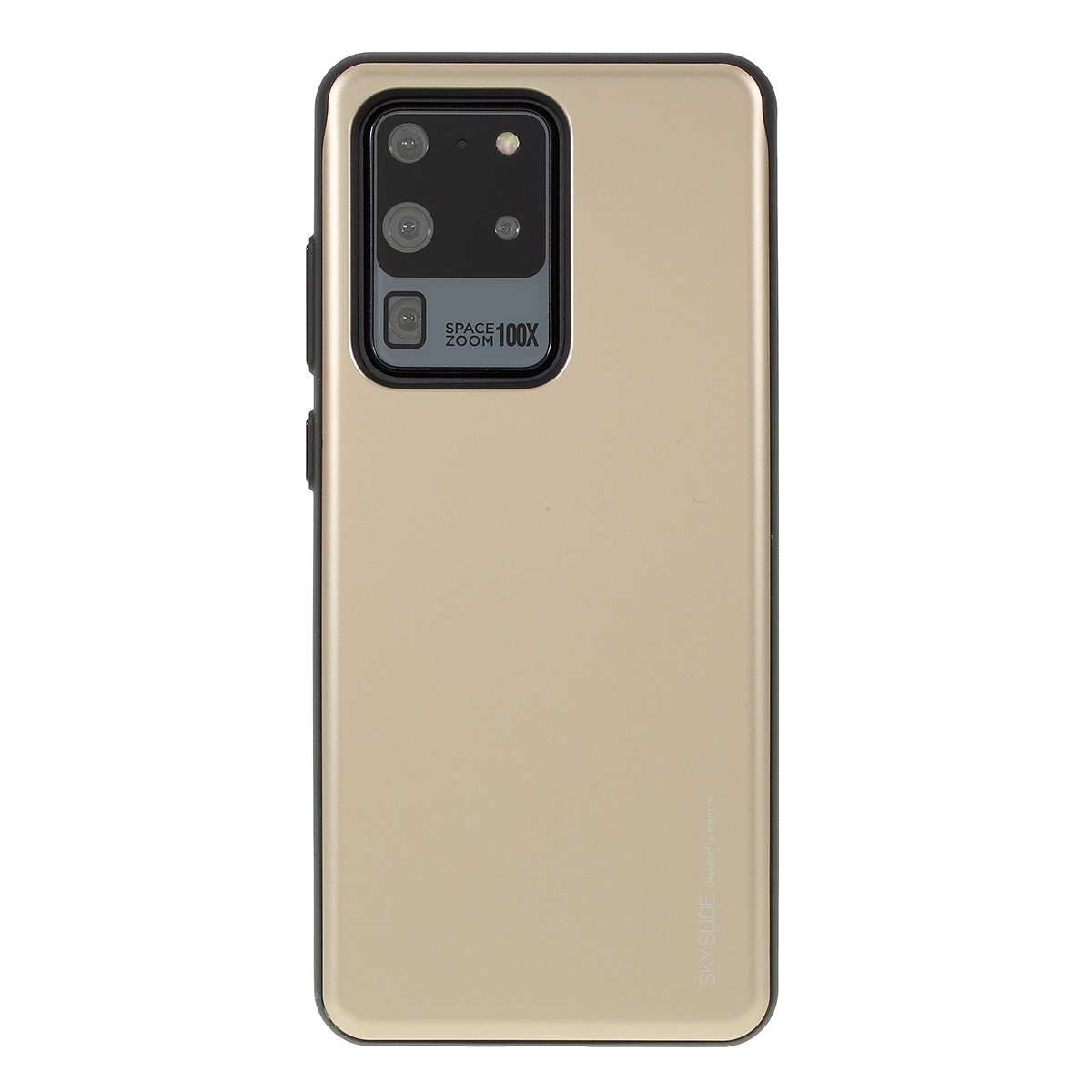 

MERCURY GOOSPERY Sky Series Slide Card Slot PC TPU Phone Cover for Samsung Galaxy S20 Ultra - Gold, Galaxy S20 Ultra
