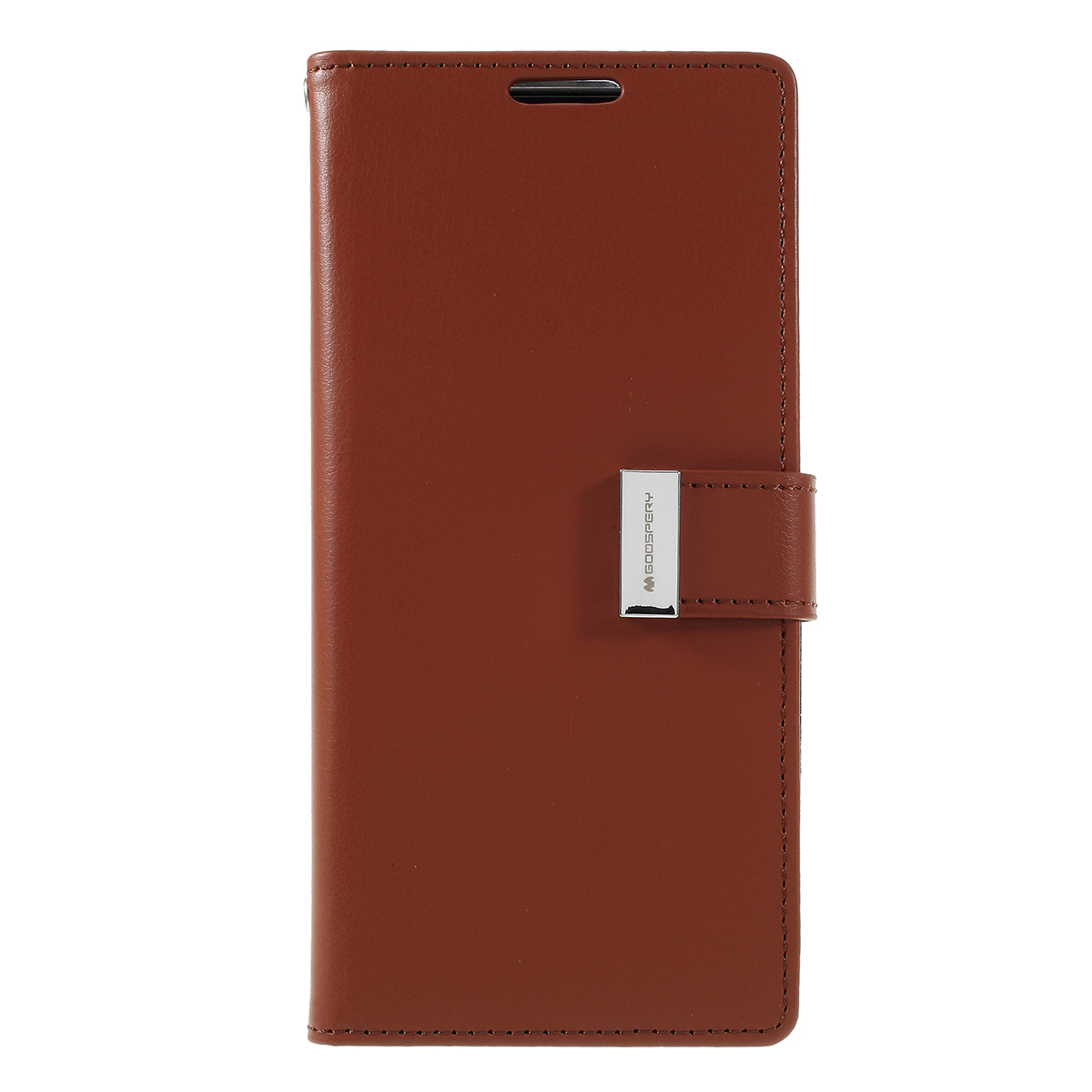 

MERCURY GOOSPERY Rich Diary Leather Wallet Protection Case for Samsung Galaxy S20 Plus / S20 Plus 5G - Brown, Galaxy S20 Plus 5G