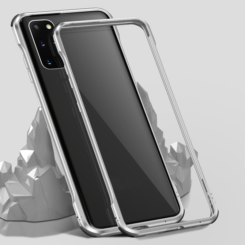 

Le-Lock Series Shockproof Buckle Metal Frame Cover for Samsung Galaxy S20 Plus / S20 Plus 5G - Silver, Galaxy S20 Plus 5G