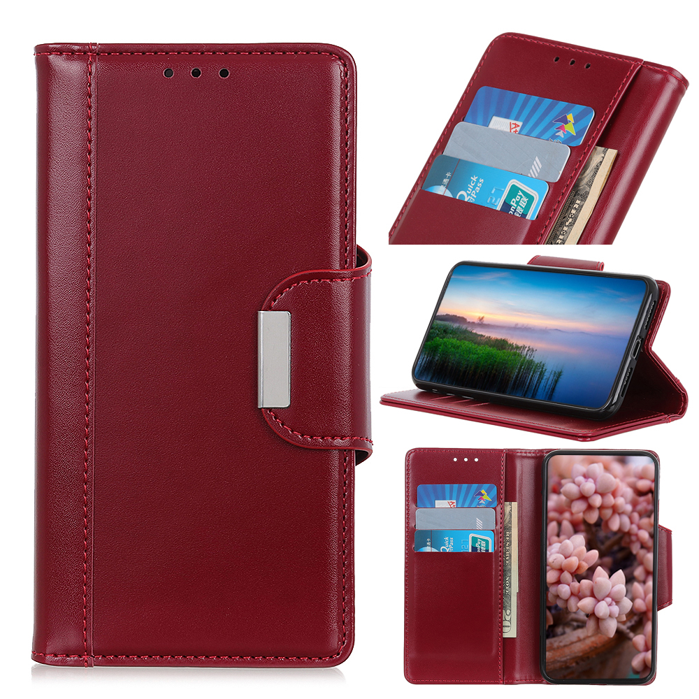 

Wallet Leather Stand Case for Samsung Galaxy A21S - Red, Other Samsung Models